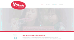 Desktop Screenshot of goalsforautism.com